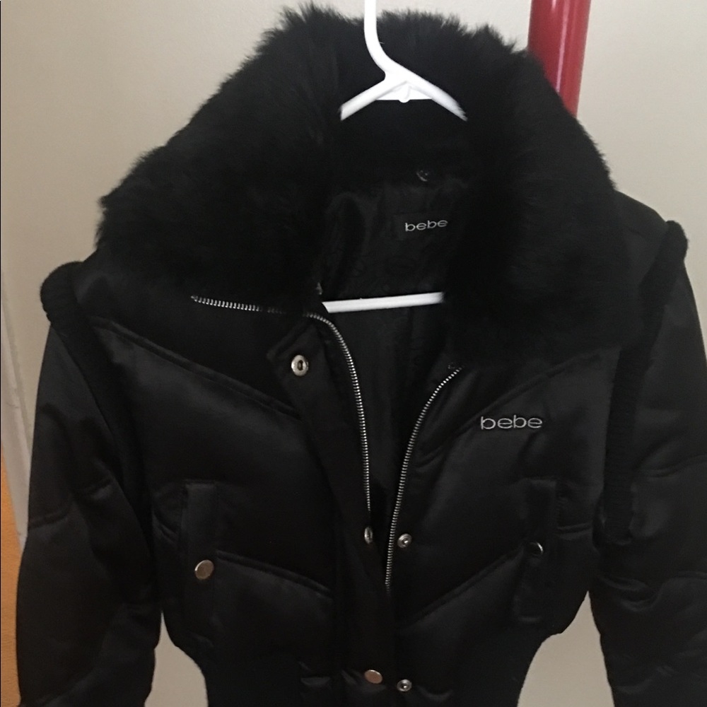 Bebe satin coat